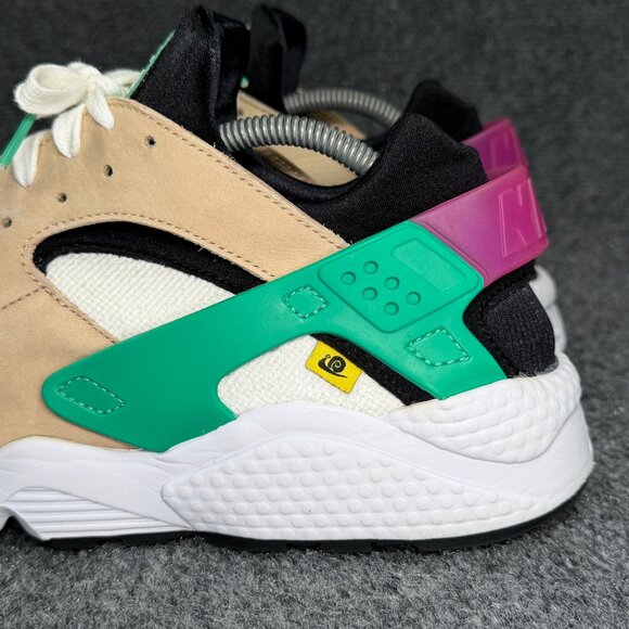Nike Air Huarache Premium Moving Company Shoes Mens Size 12 Tan Leather Athletic main image 13